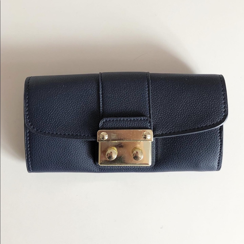 Blue wallet from Indigo